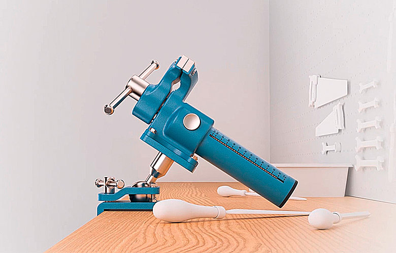 Ein Schwenkbereich von 45° in alle Richtungen ermöglicht hohe Flexibilität und Ergonomie