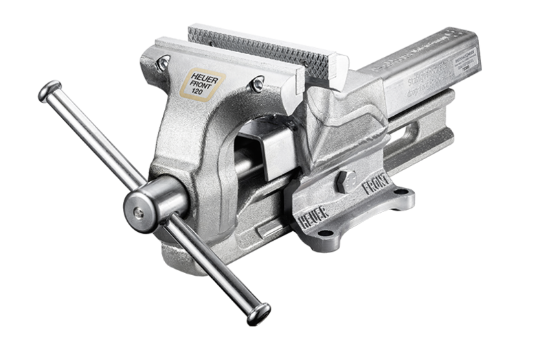 To ensure broad compatibility, various adapter sets are available, allowing the HEUER welding table adapter to be mounted on welding tables from different manufacturers.